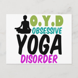 Funny Yoga Postcard