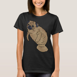 Funny Yoga Pug, Dog Pig Loaf of Bread, Artificial  T-Shirt