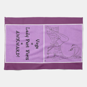 Funny Yoga Tea Towel