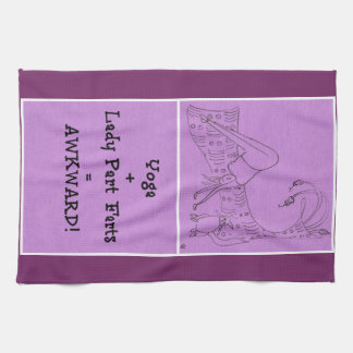 Funny Yoga Tea Towel
