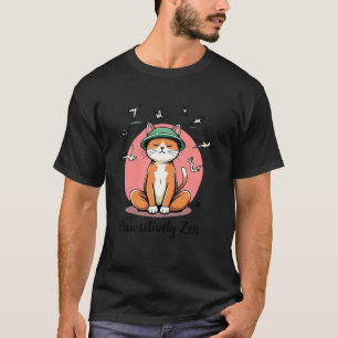 Funny Yoga Teacher Cat Classes T-Shirt