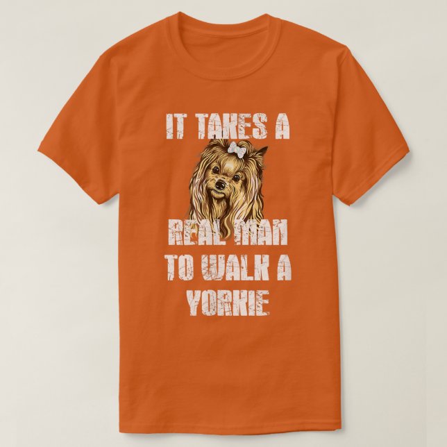 Funny Yorkie  T-Shirt (Design Front)