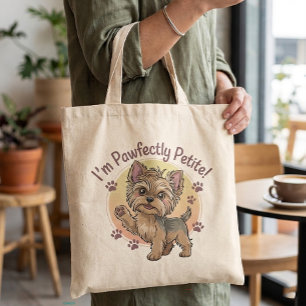 Funny Yorkshire Terrier Cute Yorkie Puppy Dog Love Tote Bag