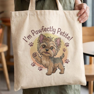 Funny Yorkshire Terrier Cute Yorkie Puppy Dog Love Tote Bag