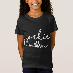 Funny Yorkshire Terrier Dog Mum Cute Yorkie Mum fo T-Shirt