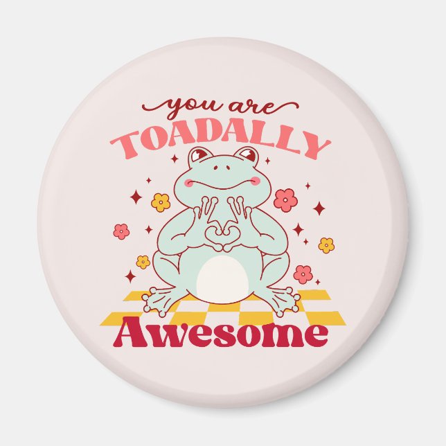 Funny You Are Awesome Pun Magnet (Front)