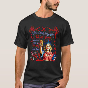 Funny You Look Like The 4th Of July Hot Dog Coquet T-Shirt