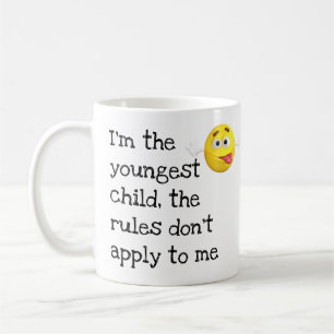 Funny Youngest Child Rules Don't Apply To Me MUG