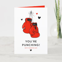 Funny You're Punching! Valentines Day