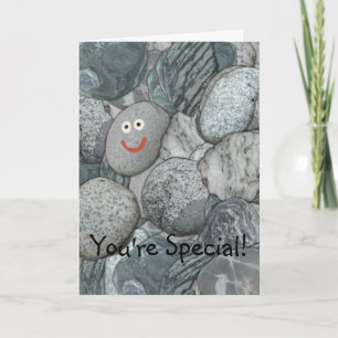 Funny You're Special Thinking of You Rock Card