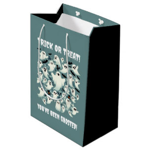 Funny You've Been Ghosted! Ghosts in Flight Medium Gift Bag