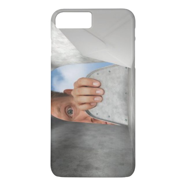 Funny You've Got Mail Man Looking in Mailbox Case-Mate iPhone Case (Back)
