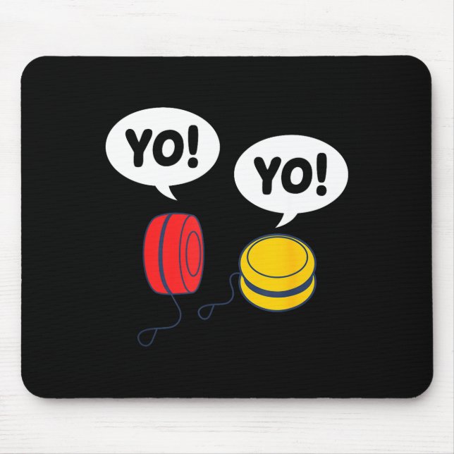 Funny Yoyo  Mouse Mat (Front)