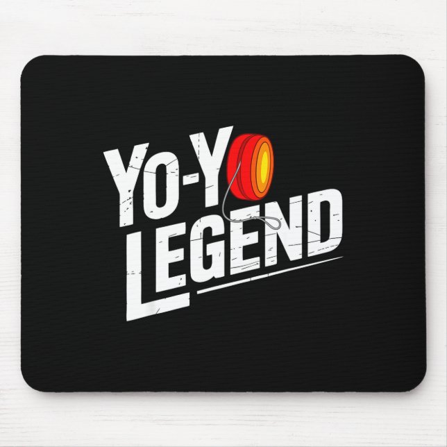 Funny Yoyo Player Legend Yo-yo Performer  Mouse Mat (Front)