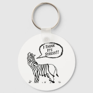 Funny Zebra Key-Chain Key Ring