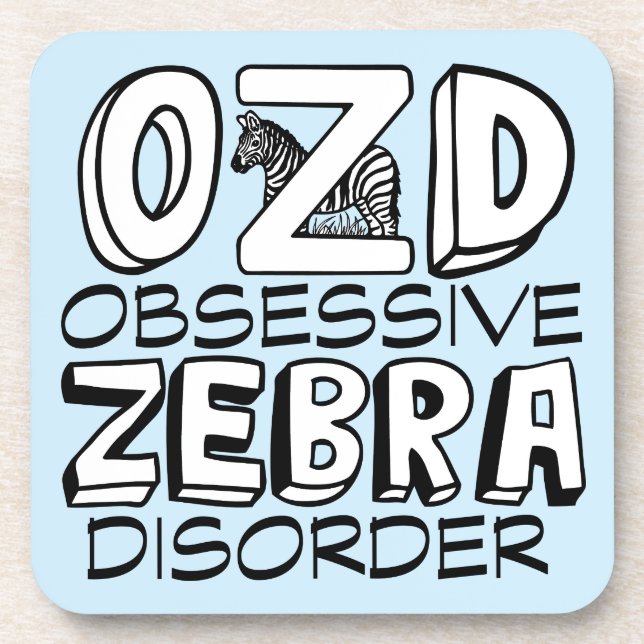 Funny Zebra Lover Coaster (Front)