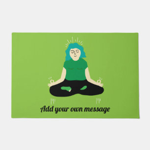 Funny Zen Welcome Door Mat