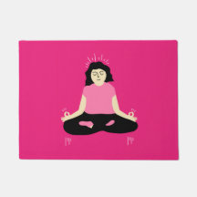 Funny Zen Welcome Door Mat