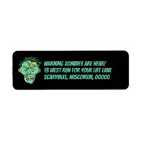 Funny Zombie Apocalypse Monster Return Address