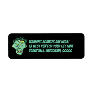 Funny Zombie Apocalypse Monster Return Address