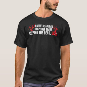 Funny Zombie Costume Apocalypse Undead  For Men Wo T-Shirt