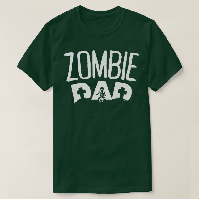 Funny Zombie Dad  T-Shirt (Design Front)