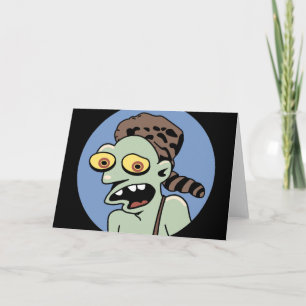 Funny Zombie Hillbilly Greeting Card
