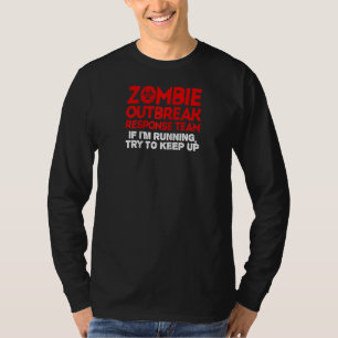 Funny Zombie Running S For Men Women Runner Athlet T-Shirt