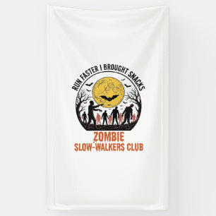 Funny Zombie Shirt with Engraved Moon and Dark Hum Banner