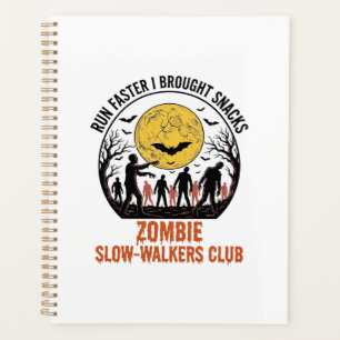 Funny Zombie Shirt with Engraved Moon and Dark Hum Planner