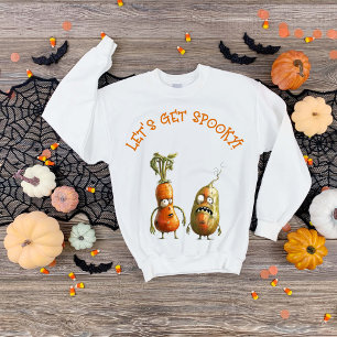 Funny zombie vegetables Halloween Sweatshirt