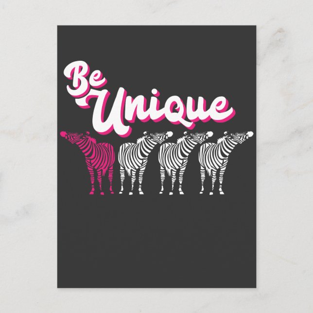 Funny Zookeeper Safari Zebra zoo animal Costume Postcard (Front)