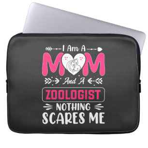 Funny Zoologist Mom, Zoologist Mom Laptop Sleeve