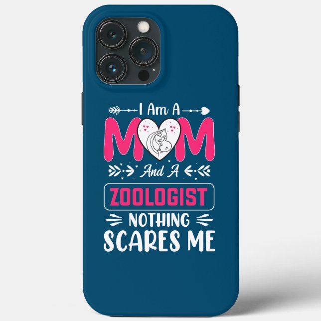 Funny Zoologist Mum, Zoologist Mum Case-Mate iPhone Case (Back)