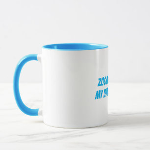 Funny "Zoom & Coffee My Daily Routine" Mug