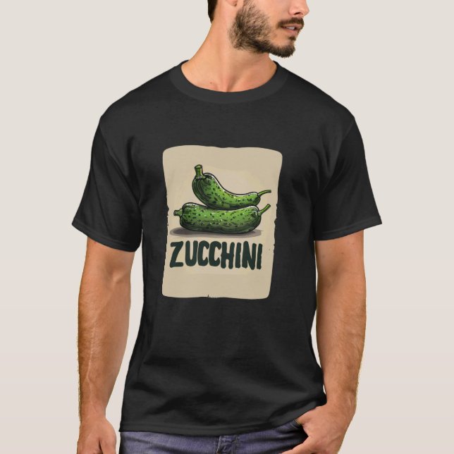Funny Zucchini Costume for Boys and Girls T-Shirt (Front)
