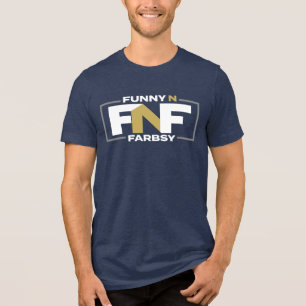 FunnyNFarbsy Black & Gold Wrestling Shirt (Dark)