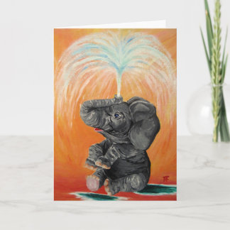 Funnyphant - Greetingcard Card