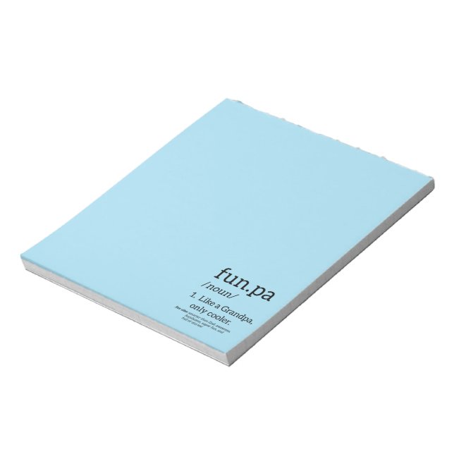 Funpa Like A Grandpa Only Cooler Notepad (Rotated)