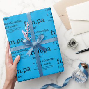 Funpa Like A Grandpa Only Cooler Wrapping Paper