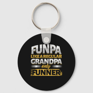 Funpa Like A Regular Grandpa Funny Grandpa Gift Key Ring
