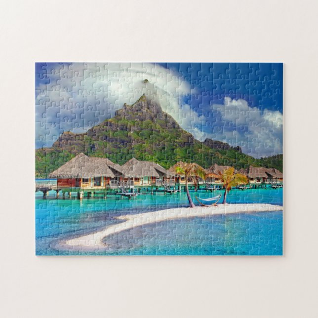 FunScenic Puzzles Beach Art Complex Jigsaw Puzzles (Horizontal)