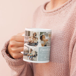 Funtie Photo Collage Definition Cute Modern Auntie Coffee Mug