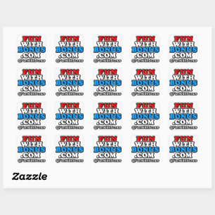 FunWithBonus.com Small Stickers - Set of 20