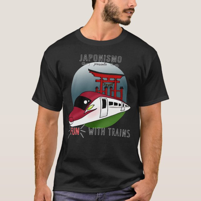 Funwithtrains E6 - The Perfect Gift For Train Spot T-Shirt (Front)