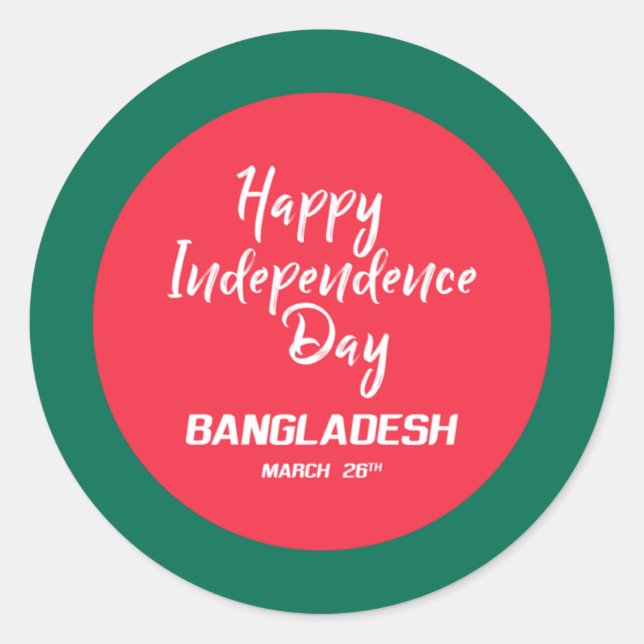 Funy mémorial day stickers  (Front)