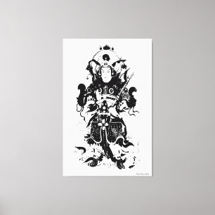 Fuo Tuo Stretched Canvas Print