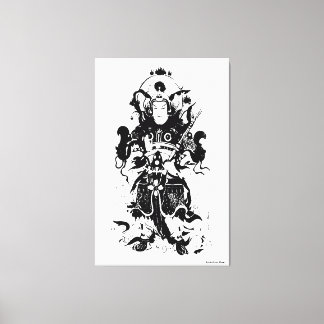 Fuo Tuo Stretched Canvas Print