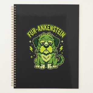 Fur-Ankenstein Funny Frankenstein Dog Halloween Planner