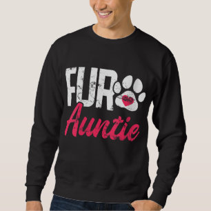 Fur Auntie Breed Paws Dogs Paw Print Puppy Pup Top